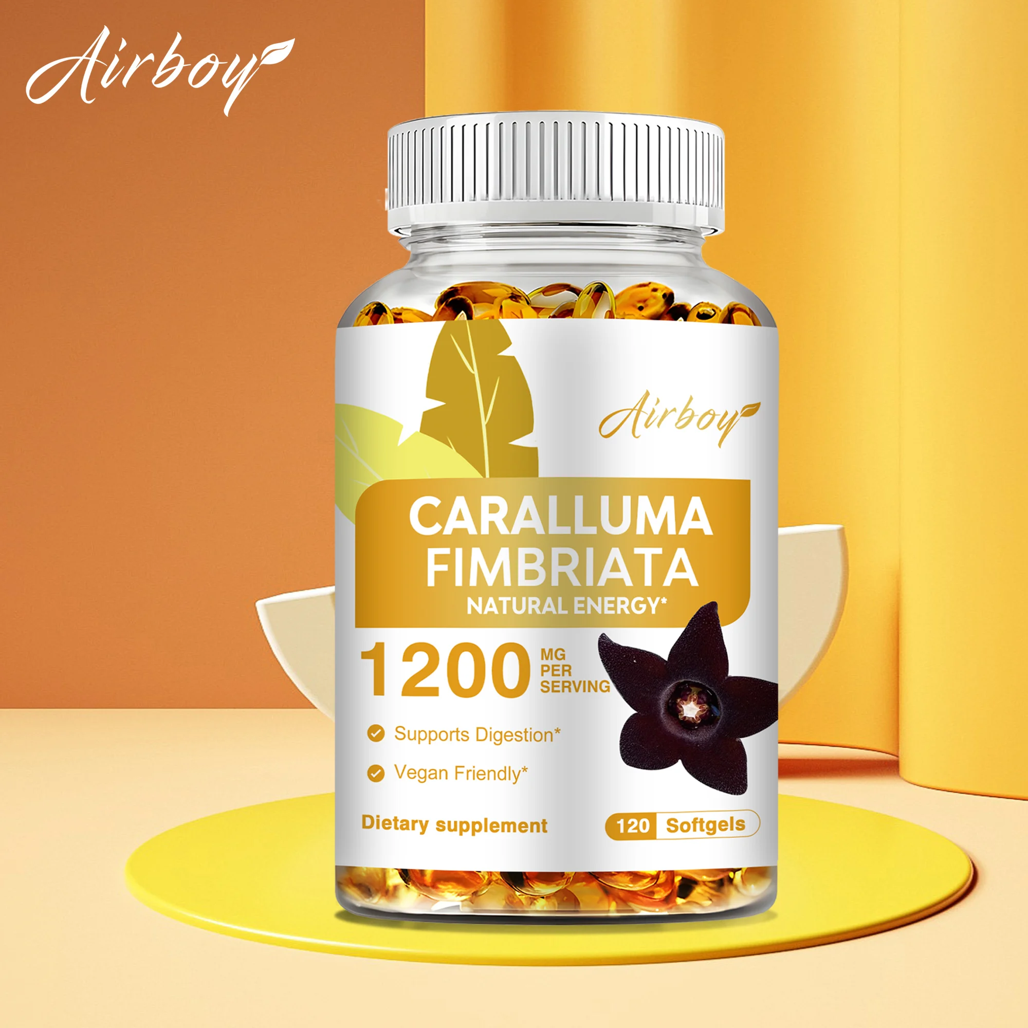 Caralluma Fimbriata - Natural Endurance Supplement for Weight Management, Increased Energy Levels and Metabolism - 120 Capsules