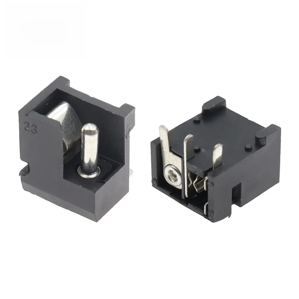 10 sztuk gniazdo zasilania prądem stałym 5.5X2.1MM 3Pin gniazdo zasilania DC-004 DIP złącze DC zasilacz głowica żeńska 5.5*2.1mm — zdjęcie 2