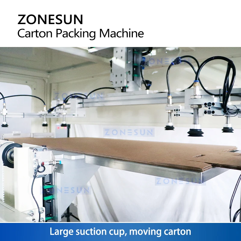 ZONESUN ZS-BFM2 Carton Folding Machine Automatic Carton box Packaging Cartoning machine