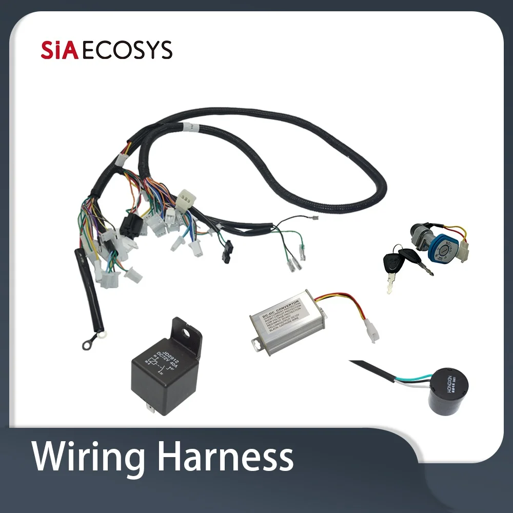 

Fardriver Wiring Harness for Votol Controller Plug and Play Connection for Motor/Display/E-Motorcycle System Easy Install