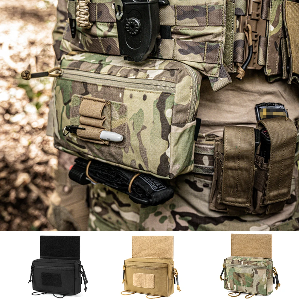 

Pouches Tactical Admin Pouch Molle Dangler Pouches Modular Zippered Medical Bag Hunting Gear Bag for JPC CPC AVS Plate Carrier