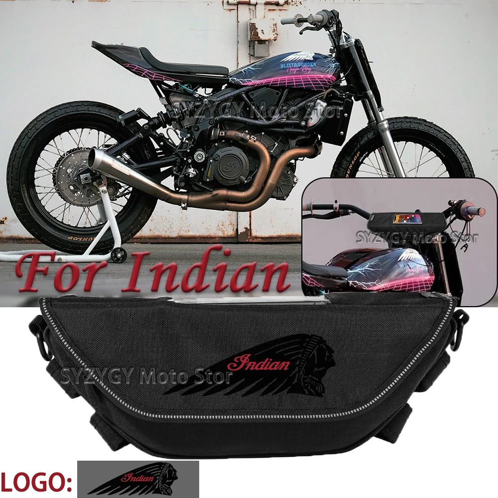 

For Indian FTR 1200S FIR Flat Tracker Motorcycle accessories tools bag Waterproof And Dustproof Convenient travel handlebar bag