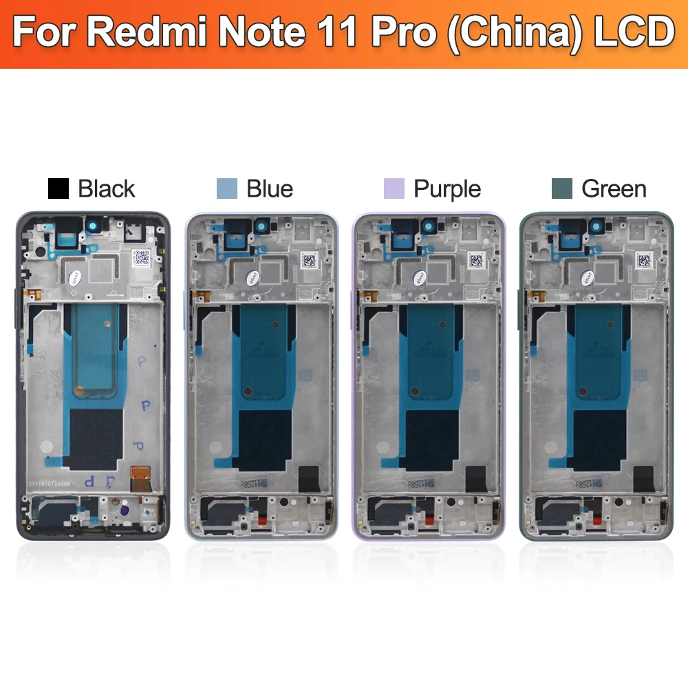 LCD Screen for Xiaomi Redmi Note 11 Pro+ 5G 21091116UG 21091116UC Lcd Display Digital Touch Screen for Redmi Note 11 Pro (China)