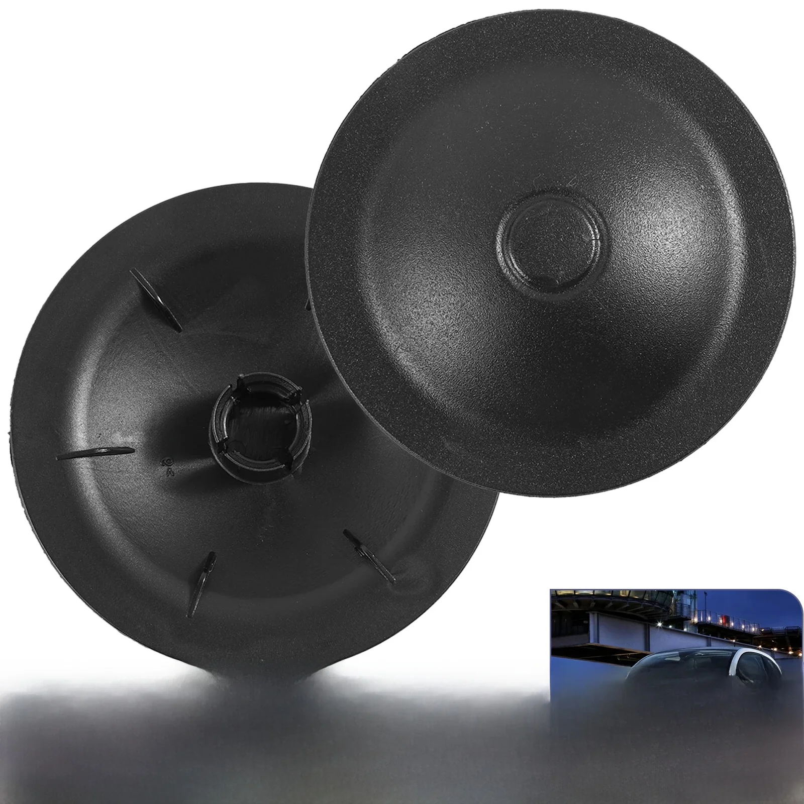 Couvercle de montage de jambe de force de Suspension supérieure d'amortisseur avant, 2 pièces, pour Fiat 500 Abarth 2008 à partir de Ford KA 51938656 Accessoires