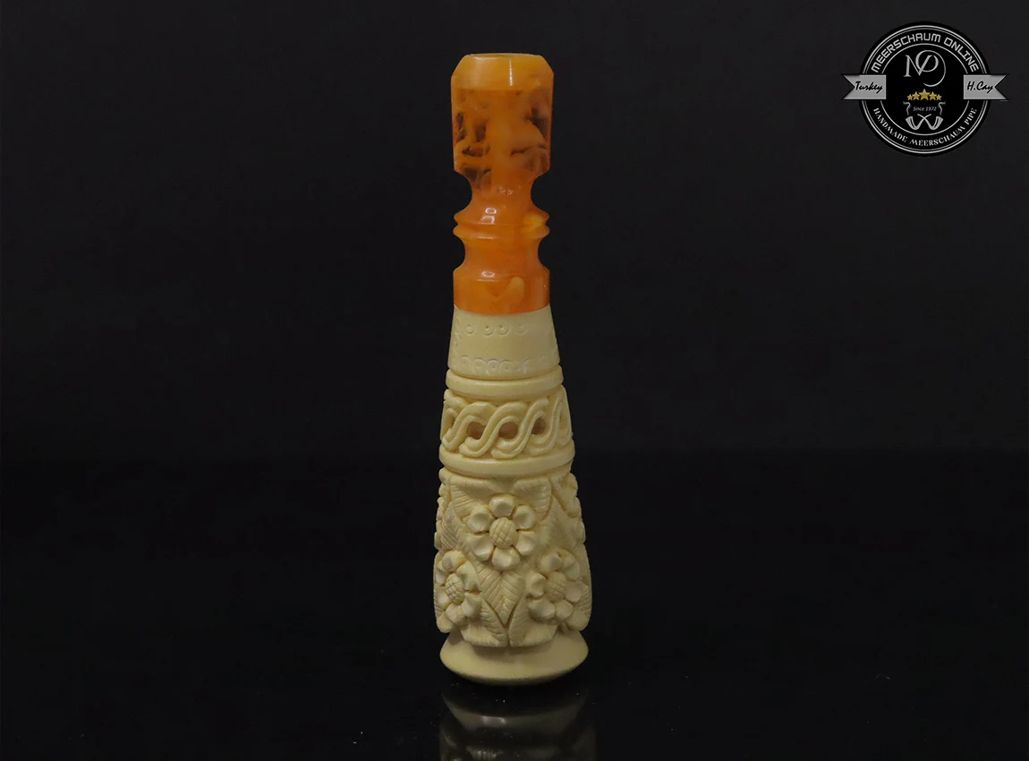 Handmade Block Meerschaum Cigarette Holder