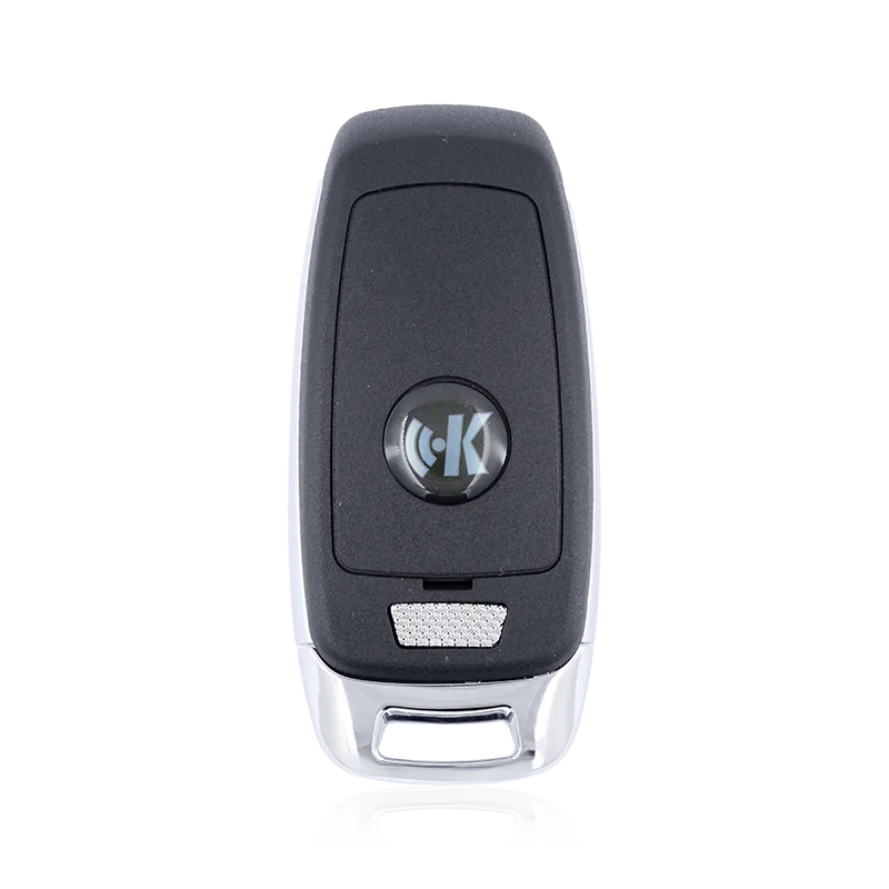 KEYDIY مفتاح تحكم عن بعد لاسلكي ذكي عالمي قابل للطي - ZB09-4 أزرار حمراء لمسة نهائية لامعة جانبية على طراز أودي
