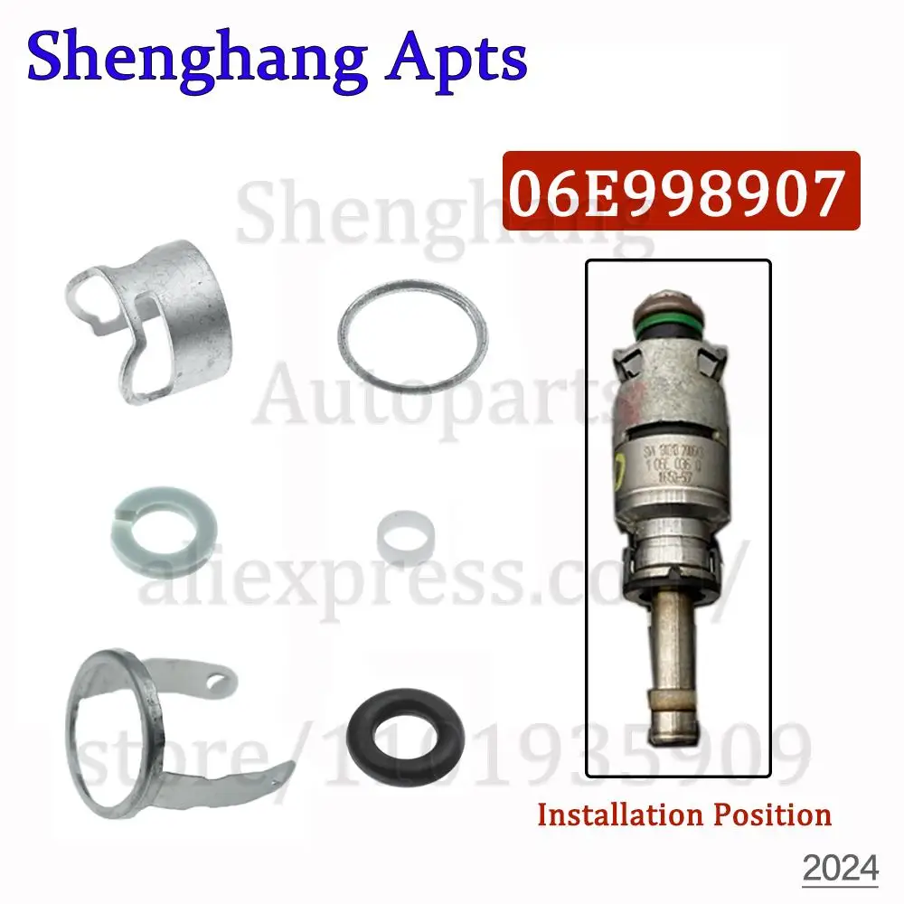 Fuel Injector Repair Seal Kit For Audi A4 S4 A5 S5 A6 S6 A7 A8 S8 Sportback Q5 2.8 3.2 V6 06E998907,06E 998 907 G,06E 998 907