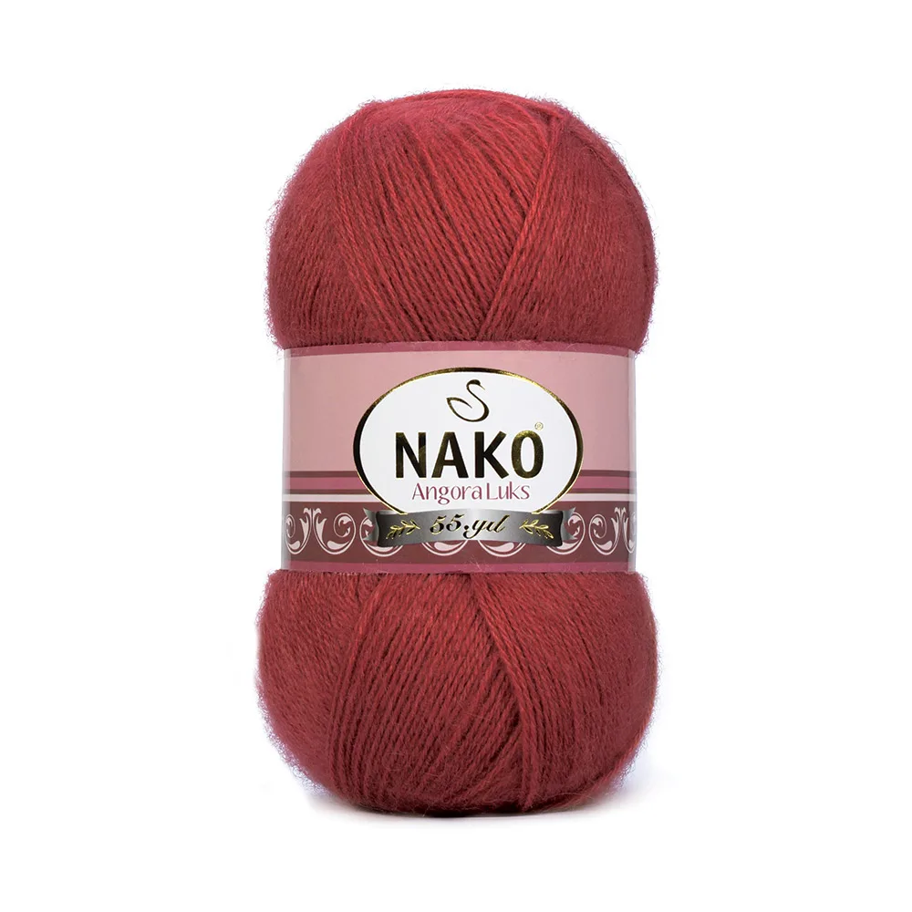 Nako Angora Luxury Wool Hand Knitting Yarn, 100 Grams Of 550 Meters, 50 Color, Premium Acrylic, Mohair, Glitter, Yarn, Home Textile, Autumn, Winter,