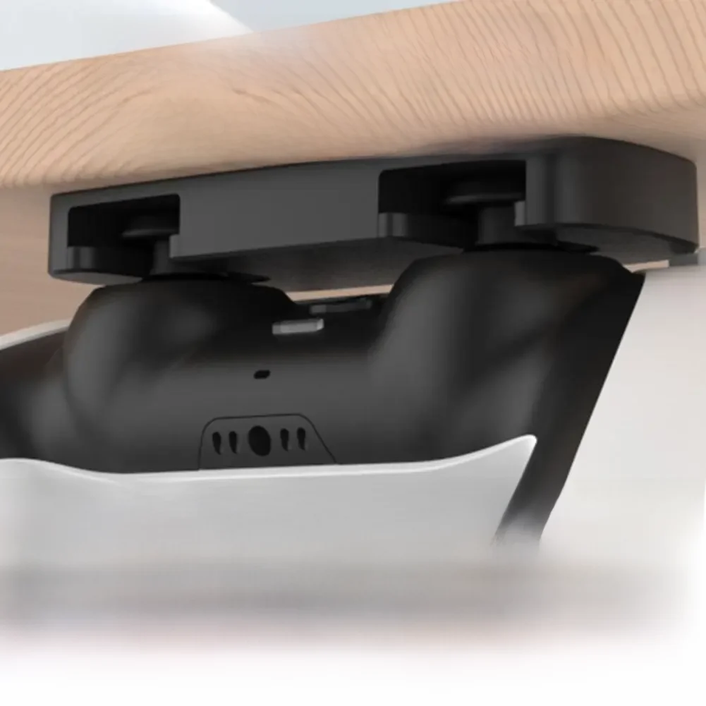 Cintre de contrôleur de console de jeu ABS, support de crochet de manette de jeu, autocollant T1 sous le bureau, support pour PS5, PS4