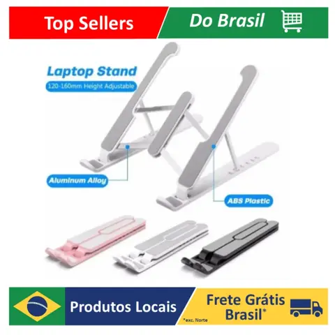 Suporte Dobrável para Notebook – Ergonômico Ajustável Fino