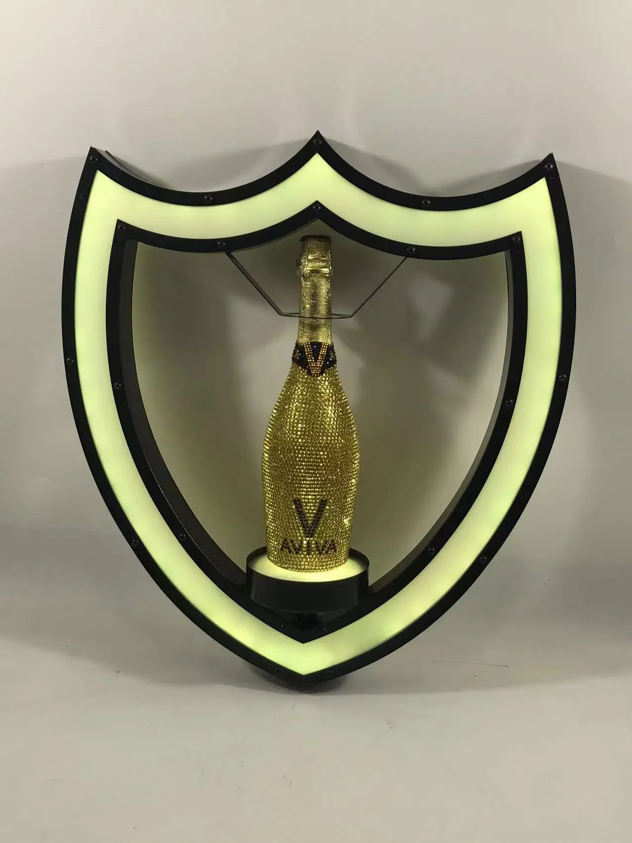 D OMP ERIGNON-presentador de botella de champán LED recargable