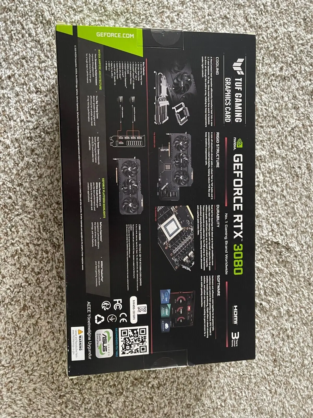 Best price on brand new available in store ASUUS TUF GAMING RTX 3080 10GB GPU Original Graphics Card