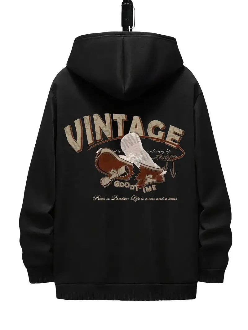 

Men's high-quality street sweatshirts, 2024 new men's y2k element creative printed sweatshirts, Rapper clothing