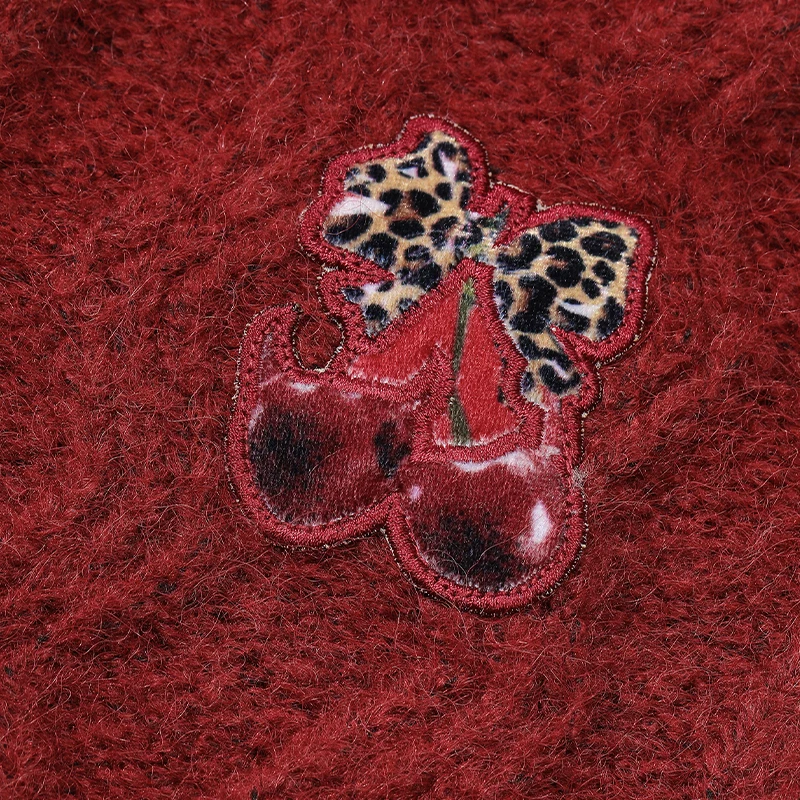 ELFSACK Damen-Winterpullover, langärmelig, Rollkragenpullover, Vintage-Stil, Zopfmuster, lockere Passform, romantisch, pastoral, süß