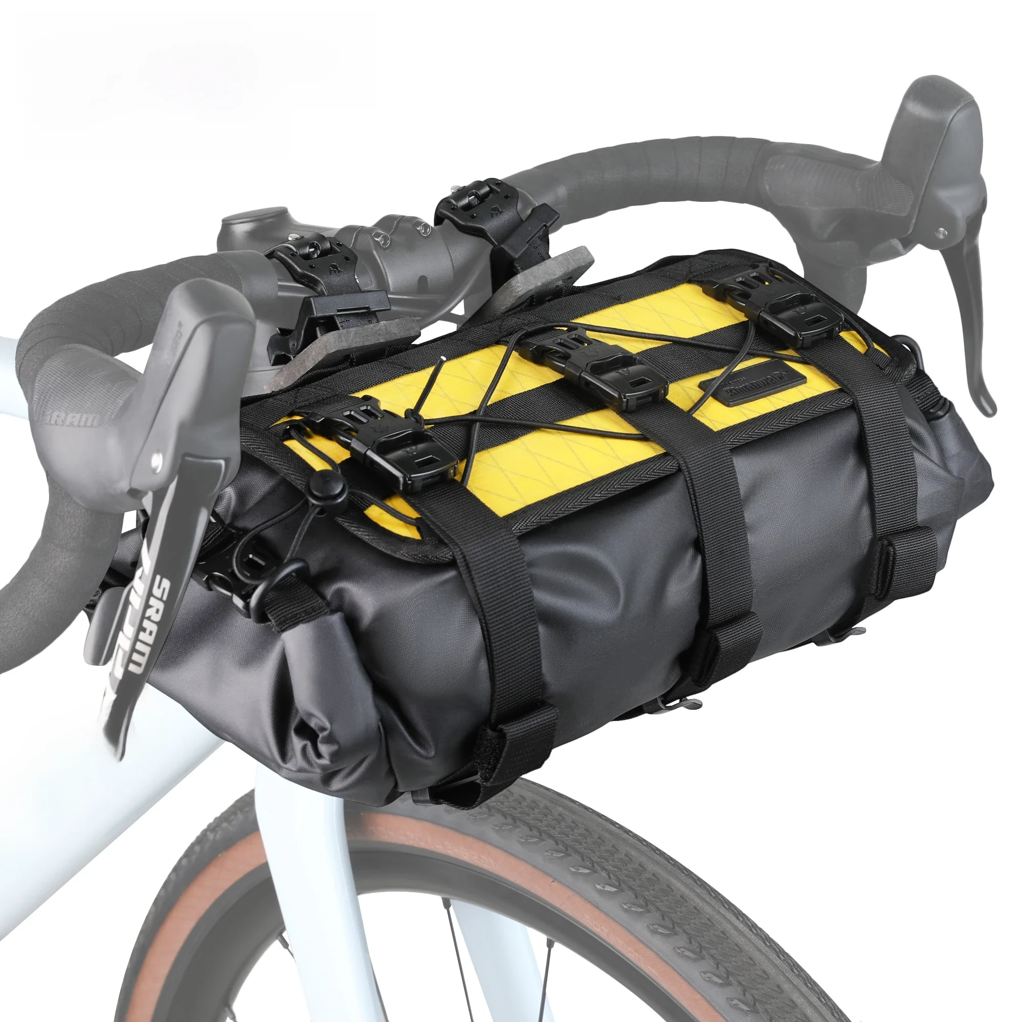 AliExpress Rhinowalk Bike Handlebar Harnesses Bag Waterproof 8L-13L For Mtb Road Gravel Bike Bikepacking Removable Dry Bag Front Cycling