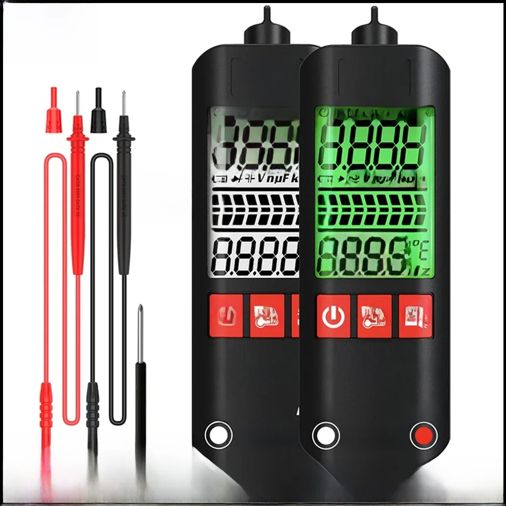 BSIDE Voltage Tester Smart Digital Multimeter Non-Contact Electrician Pen Detector Voltmeter Ac Live Wire Test Ohm Hz NCV Meter