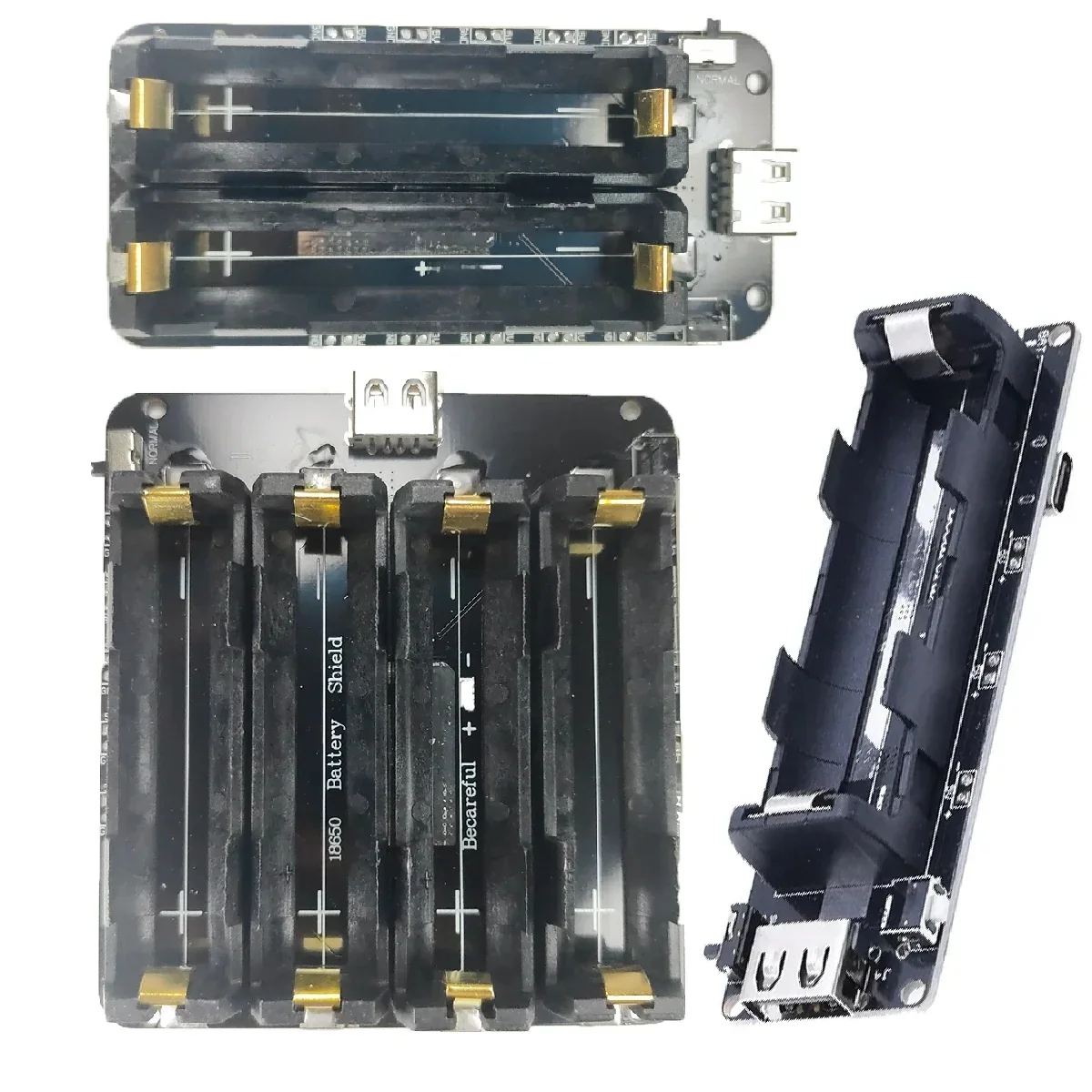 Bouclier de batterie au Lithium 18650 Ă deux tensions V8, Module de carte d'extension de puissance Mobile 5V/3A 3V/1A Micro USB pour Arduino ESP32 ESP8266