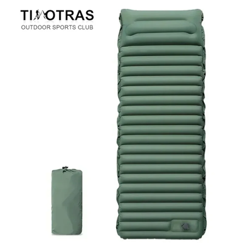 

Ultralight Self-inflating Air Mattress Widen Sleeping Pad Splicing Inflatable Bed Beach Picnic Mat Camping Tent Air Cushion