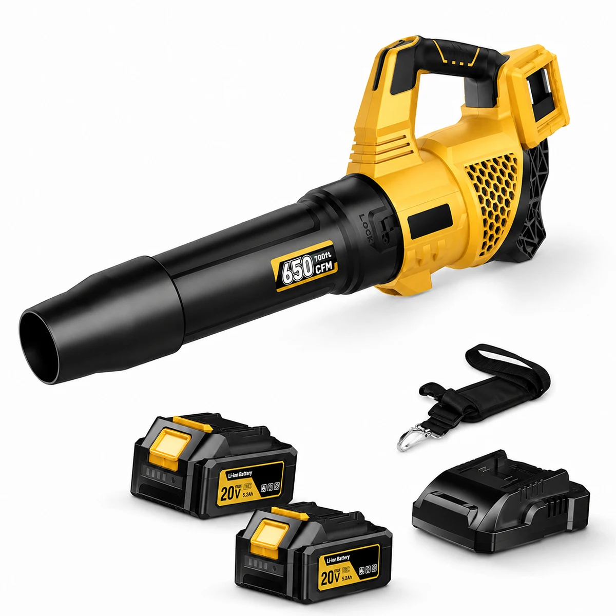 Cordless Leaf Blower Brushless 20V - منفاخ أوراق الشجر اللاسلكي من توليف