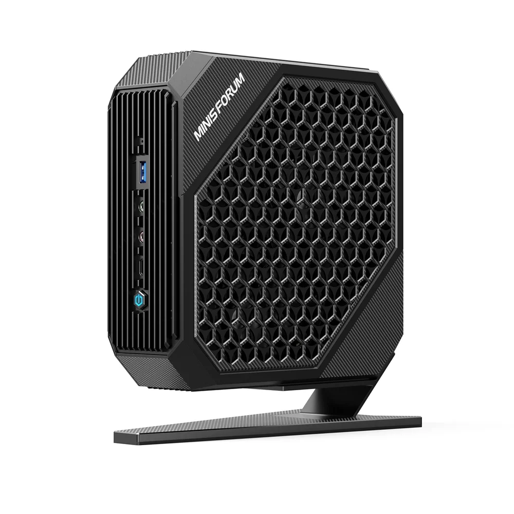 MinisForum HX100G HX99G Gaming Mini PC AMD Ryzen 7 7840HS 9 6900HX Radeon RX 6650M 6600M Windows 11 DDR5 2xUSB4 Gamer Computer