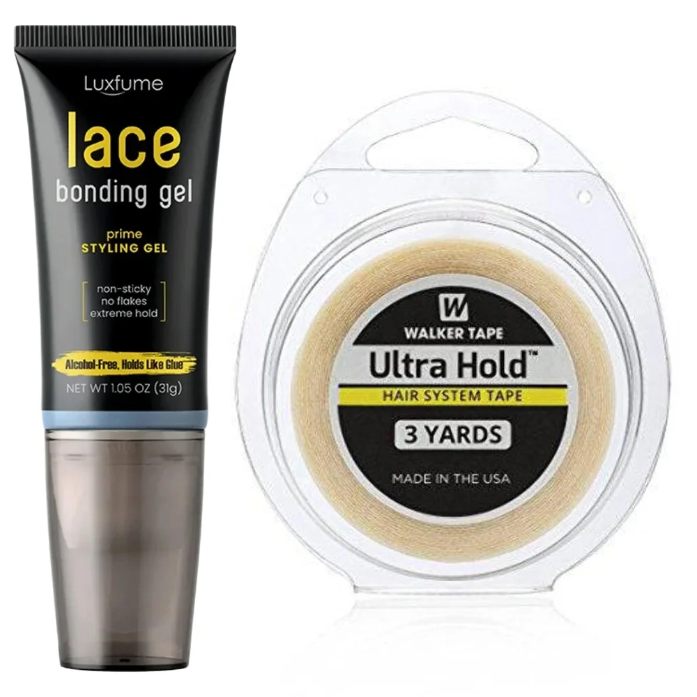 

3-прогулочная лента для кружевных париков, белый двусторонний клей для парика и ULT1.4_1PC, сверхфиксирующий кружевной клей, передний парик шнурка