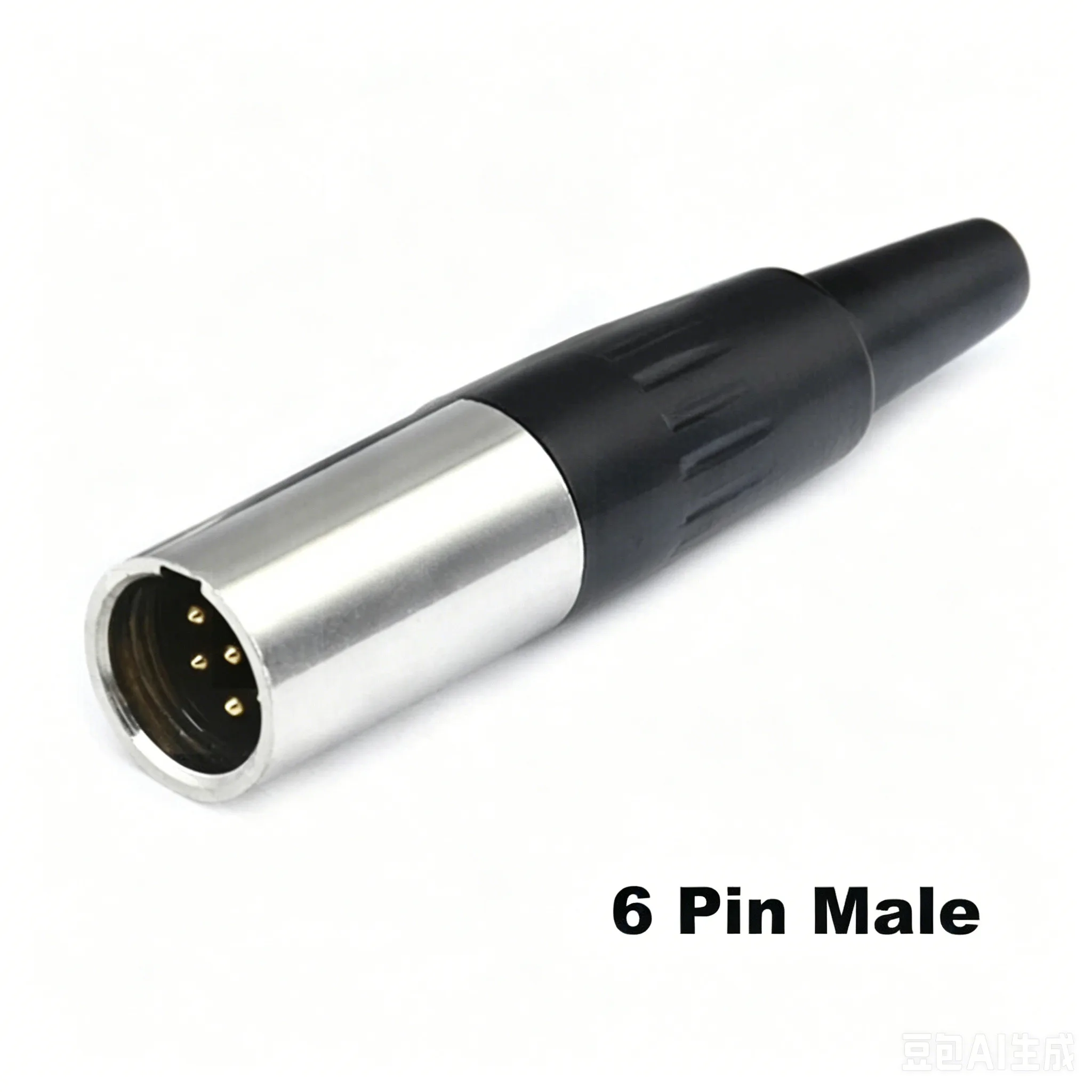 Mini XLR Audio Connectors Plug 3Pin-6Pin Microphone Panel Mount Male Female - Professional Audio Cable Connectors
