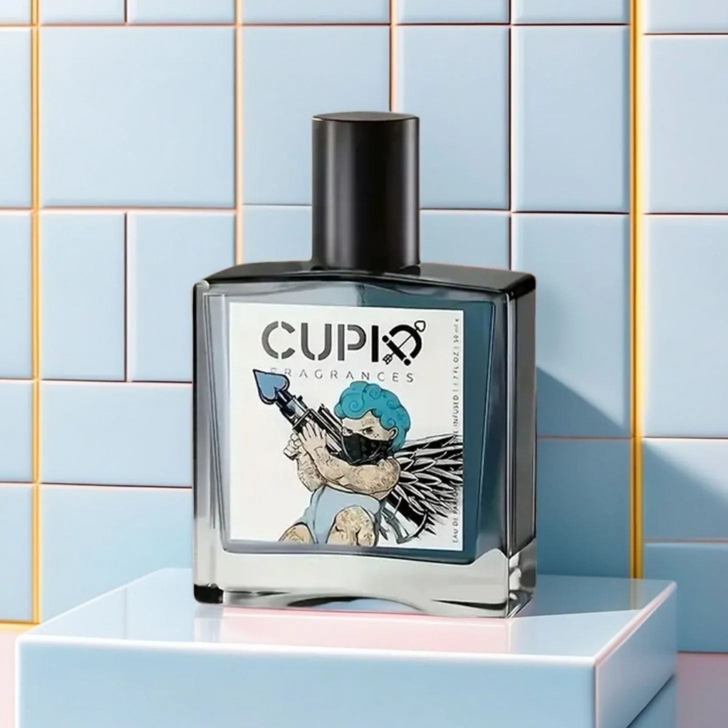

Cupid Fragrances Unisex Eau de Parfum 50ml Fresh Aquatic Woody Fragrance