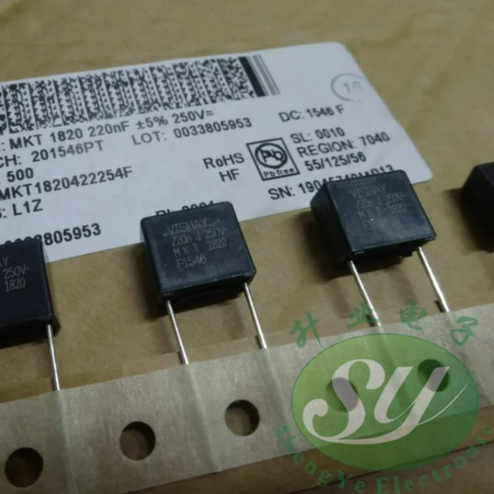 5pcs/lot ERO MKT1820 0.22uf 250V 220nf u22 224 J Brand New 10mm Film Capacitor MKT1820422254F