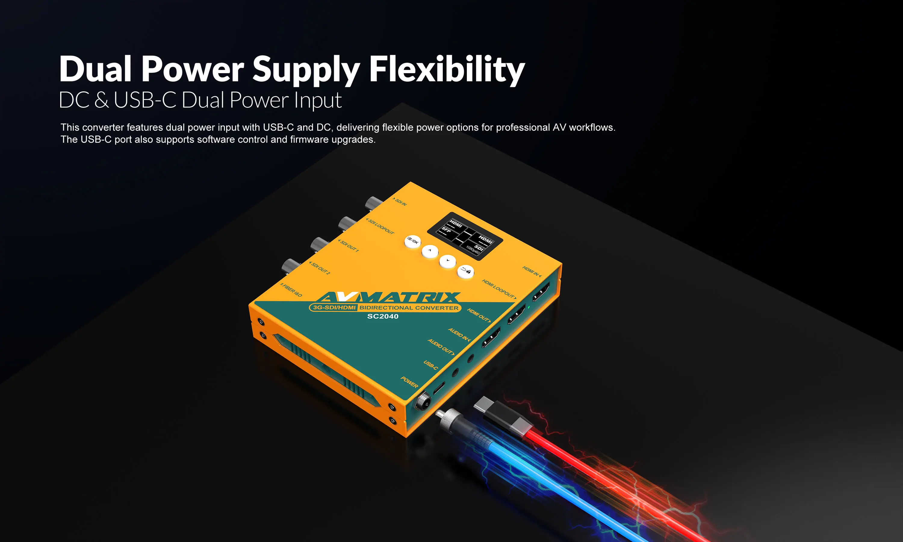 SC2040 SDI/HDMI-compatible Bidirectional Converter