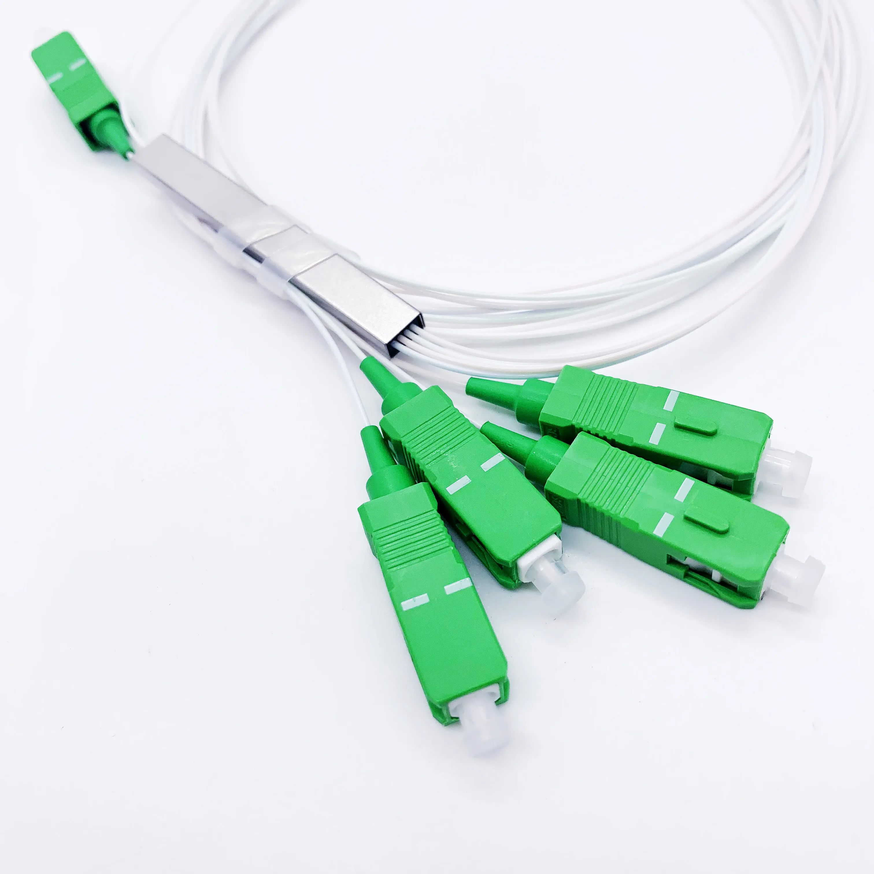 Divisor de fibra óptica Opitc, conector divisor de tubo, 5 piezas, 10 piezas, 1x2, 1 × 4, 1 × 8, 1 × 16, 1 × 32