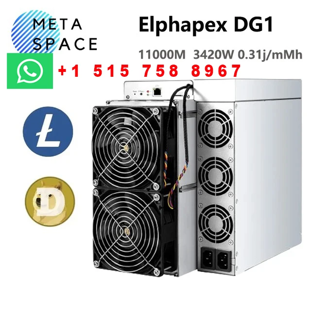 

Купите 2 и получите 1 Бесплатный ELPHAPEX DG1 + Dogecoin/LTC Asic Hashrate 14000Mh/s для энергопотребления всего 3920 Вт