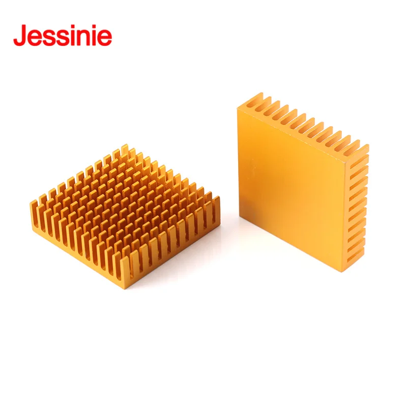 50Pcs/1pc 40*40*11mm Aluminum Alloy Heatsink Radiator Heat Sink Electronic Chip IC Cooling Radiator Cooler for CPU RAM GPU PCB