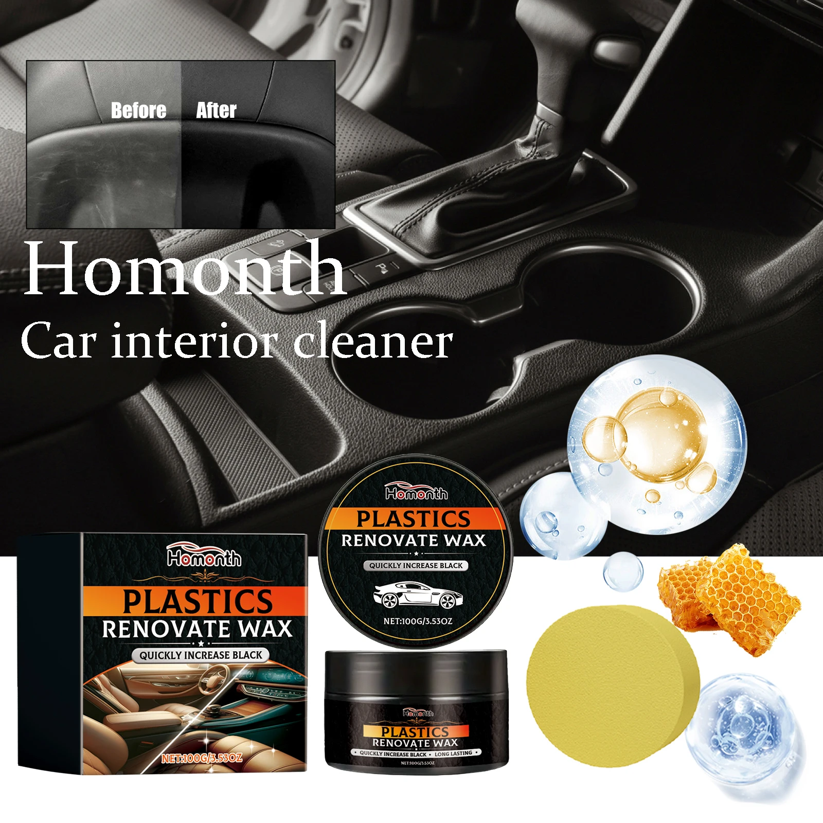 

Домашний воск для восстановления салона автомобиля, удерживающий автомобильное кожаное сиденье, удаление царапин, очистка от грязи, восстановление оригинального цвета, очиститель салона