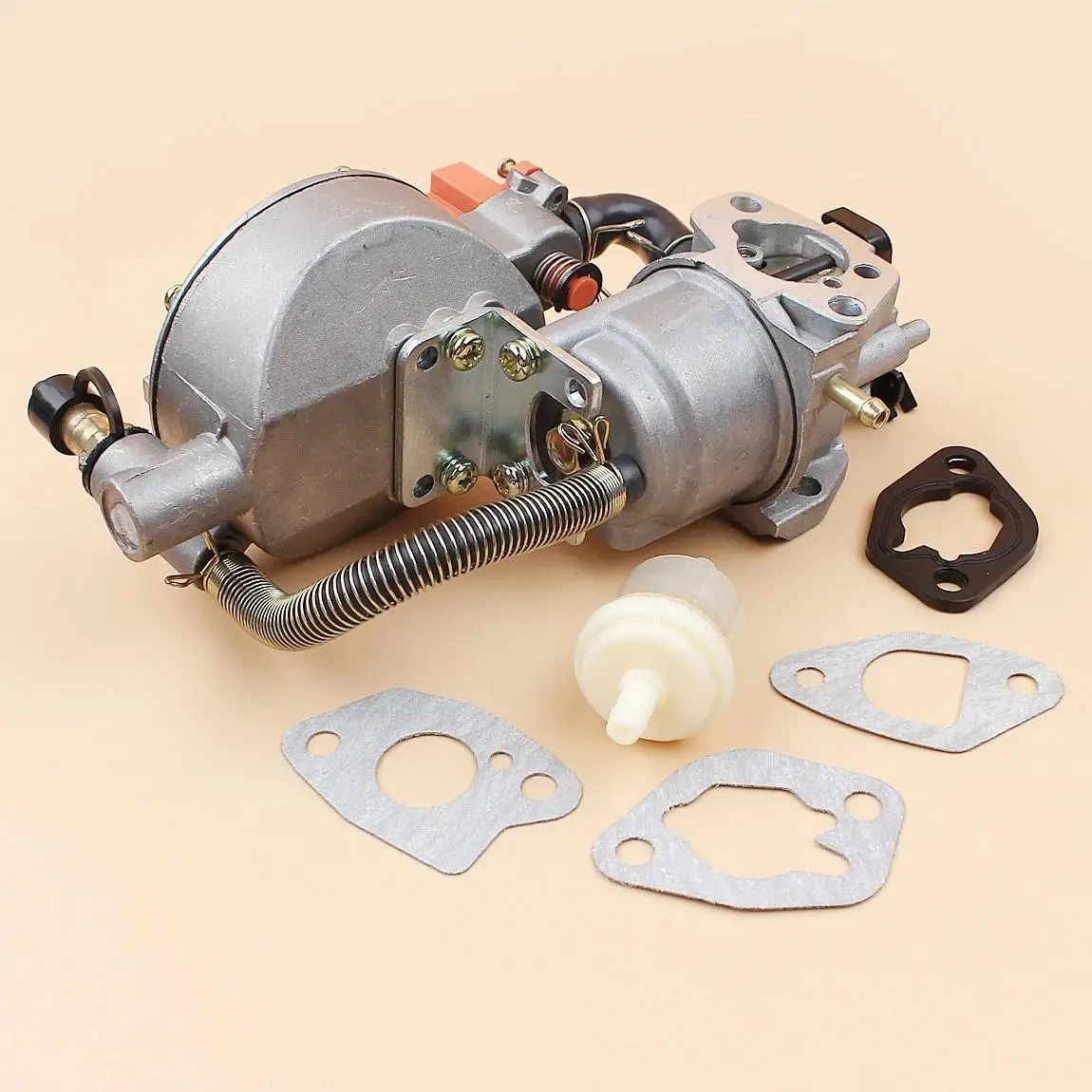 

Dual Fuel Carburetor Filter Kit For Honda GX160 5.5HP GX200 Engine Motor CNG LPG
