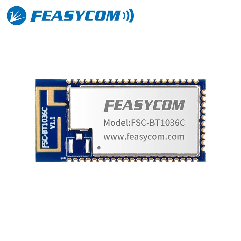 

BT5.2 Audio Bluetooth Transceiver Module Dual-Mode Bluetooth Low Energy BQB TELEC Certified FSC-BT1036C