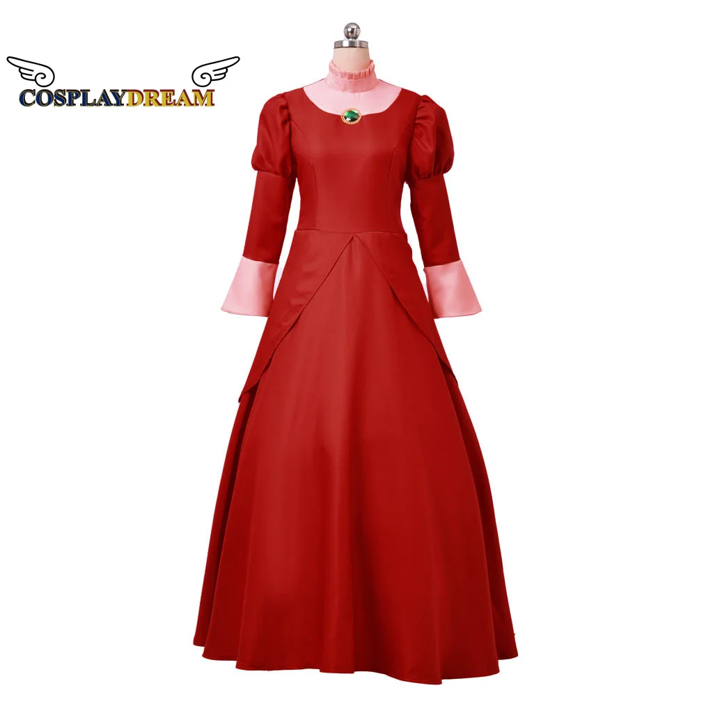 

Stepmother cosplay red Dress Adult Lady Tremaine dress wicked stepmother cosplay costume custom made
