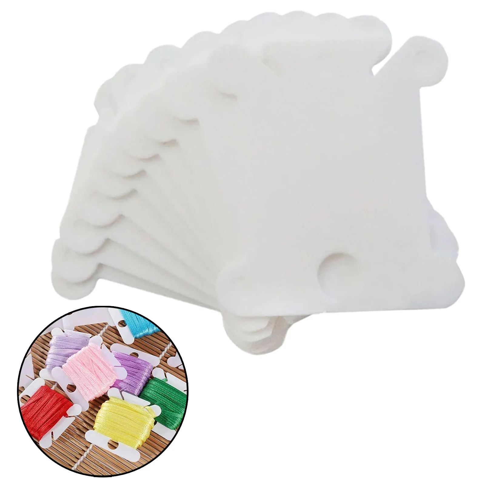 100Pcs Weaving Cards Tablet Smooth Surface for Loom DIY Weaving Supplies Paper Cards Braided Greeting Craft Hand Sewing Tools