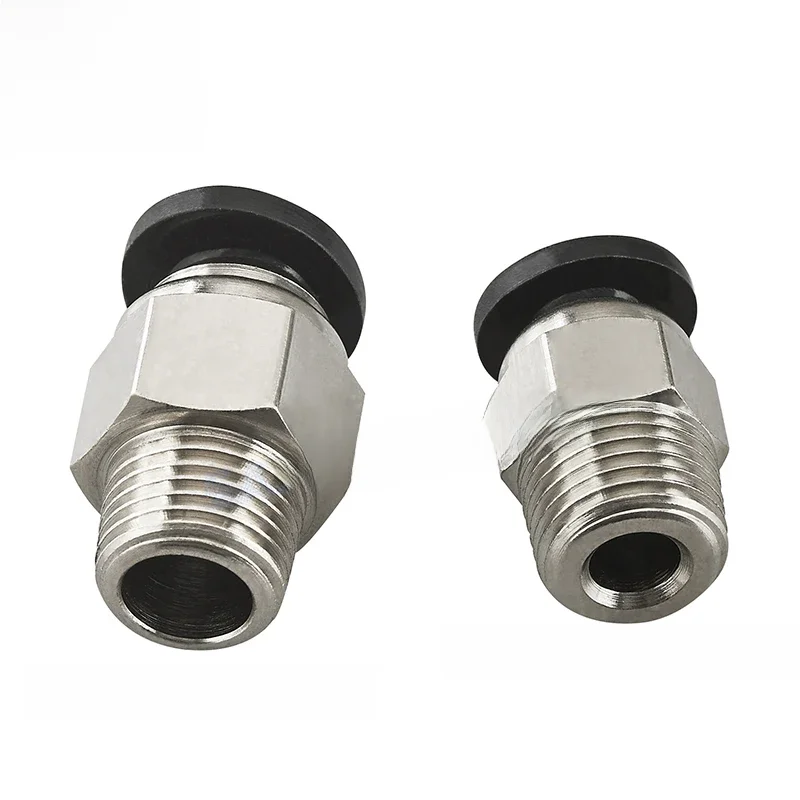 PC4-01 PC6-01 Złącza pneumatyczne zdalne do V6 V5 J-head Bowden 1.75/3mm Rurka PTFE Szybkozłączka Pasuje do części drukarki 3D Hotend — zdjęcie 2