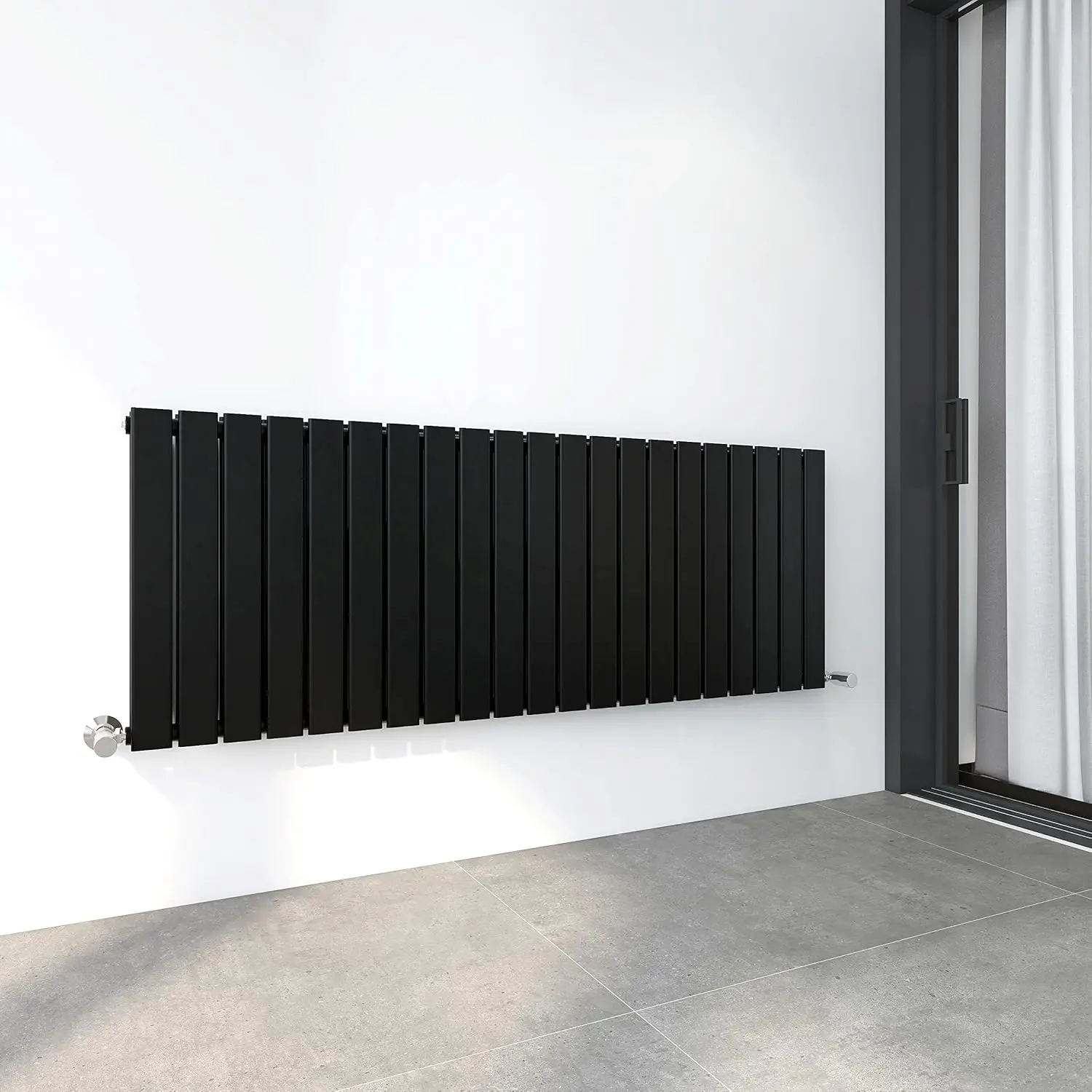 Radiator Horizontal Vertical Designer Flat Panel Central Heating Radiator 600x1428mm Double