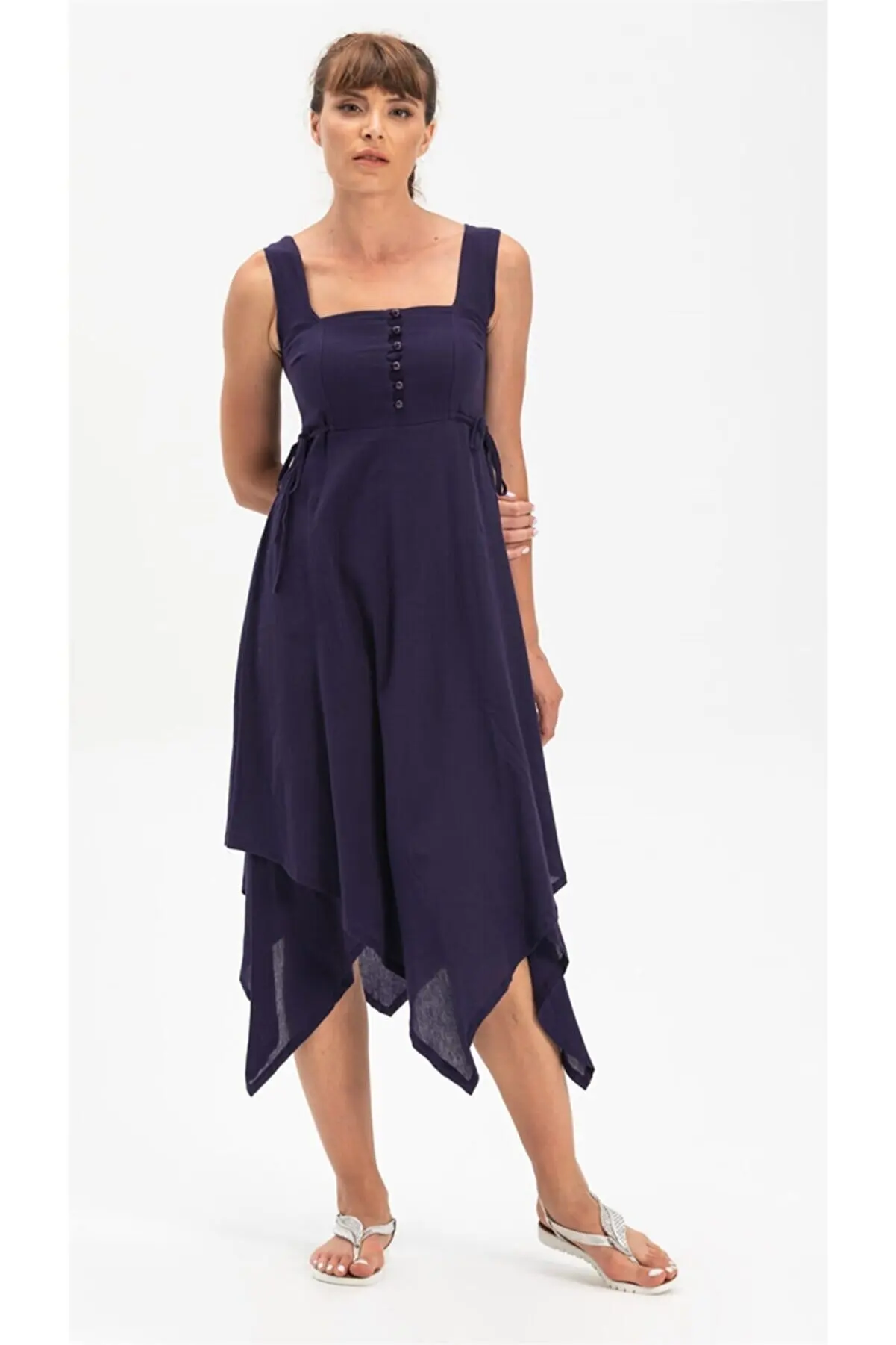 Şile pano sem mangas triângulo camada midi strapless comprimento verão feminino vestido fino roxo-vermelho