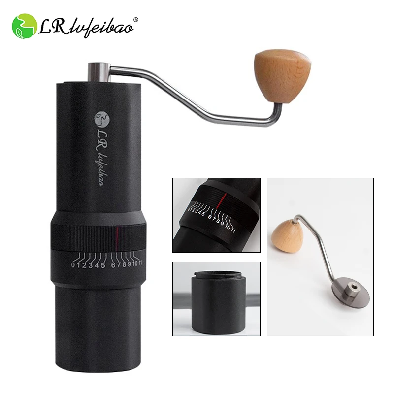 

Manual Coffee Grinder Portable Mill for Espresso and Pour Over Coffee 420 Stainless Steel 38mm conical burr High Quality Grinder