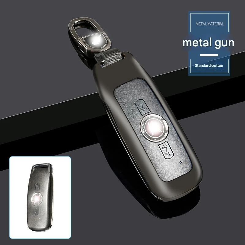 For Honda Gold Wing GL1800 F6B Motorcycle Key Bag Metal Remote Control Protective Cover HONDA Modified Shell images - 6