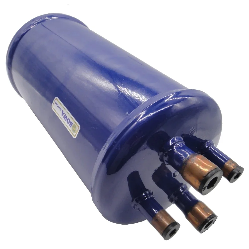 BSAR2407 heat exchanger accumulator is compatible with HFC, HCFC, CFC , as well as with their associated oils and additives