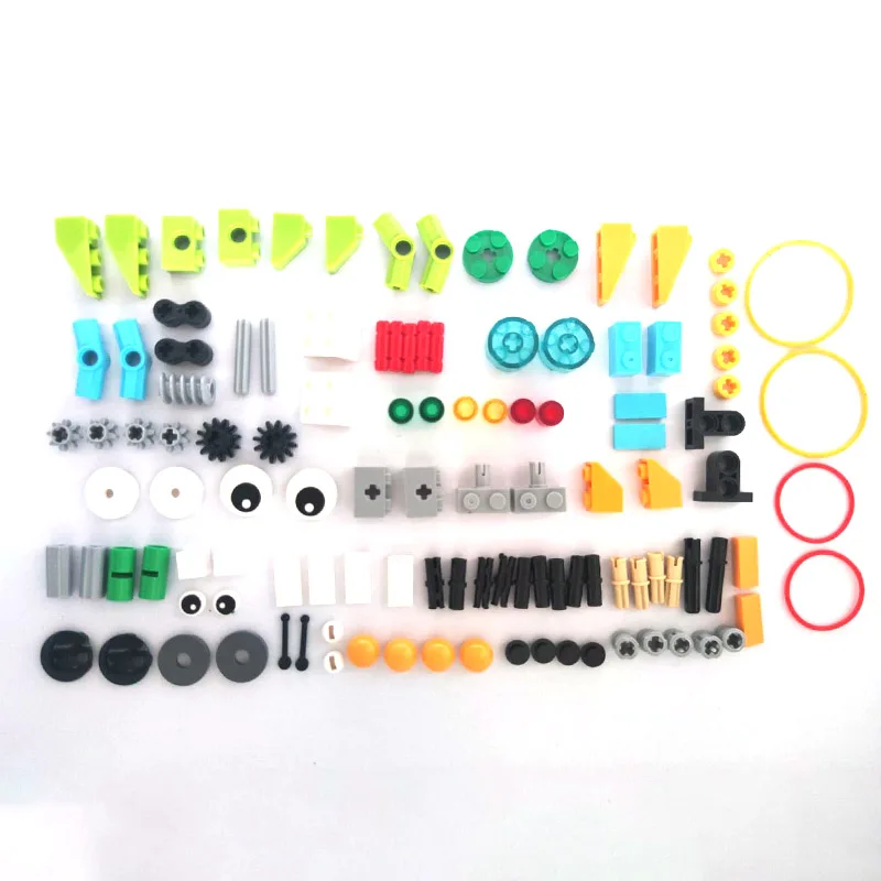 109Pcs/lot Technical Bricks Parts WeDo 2.0 Replacement Pack Building Blocks Bulk Spare Set Toys Compatible 45300 WeDo Core Set