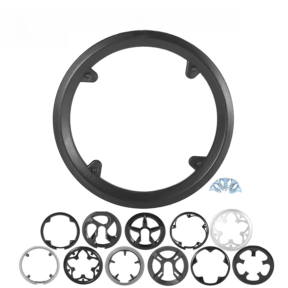 AliExpress X Autohaux Bicycle Crankset Protective Cover Crank Chain Wheel Ring Guard Protector Sprocket Ring 40T42T 46T 48T 52T4/5 Holes