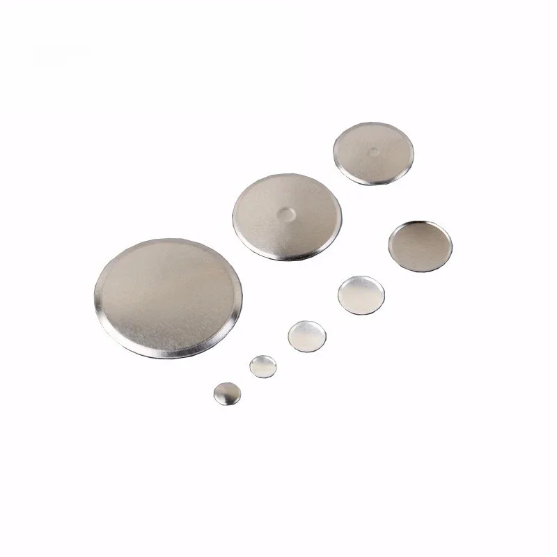 100 sztuk TP-002 okrągły kształt metalowa kopuła przełącznik resetowania średnica odłamków 9/16mm dotknij przełącznika przełącznik membranowy, bez punktu — zdjęcie 2