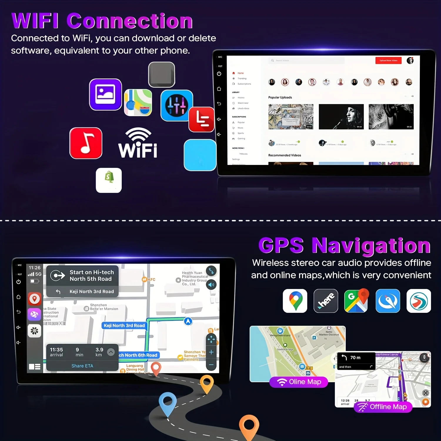 10.1 بوصة ستيريو سيارة لاسلكي لنيسان ألتيما 2013 2014 2015 2016 2017 2018 دعم CarPlay أندرويد السيارات ، 2G + 32G HD لمس