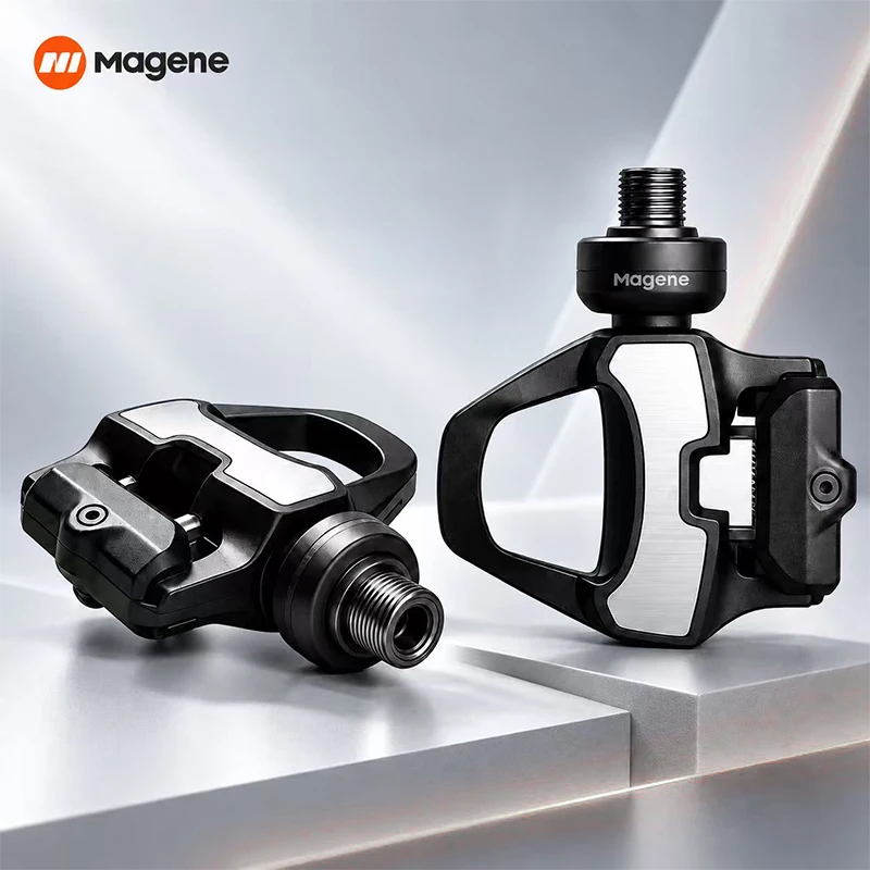 MAGENE P715 Dual-Sided Power Meter Pedals Bluetooth ANT+ ±1% Accuracy Road Bike Cycling Cadence Senso