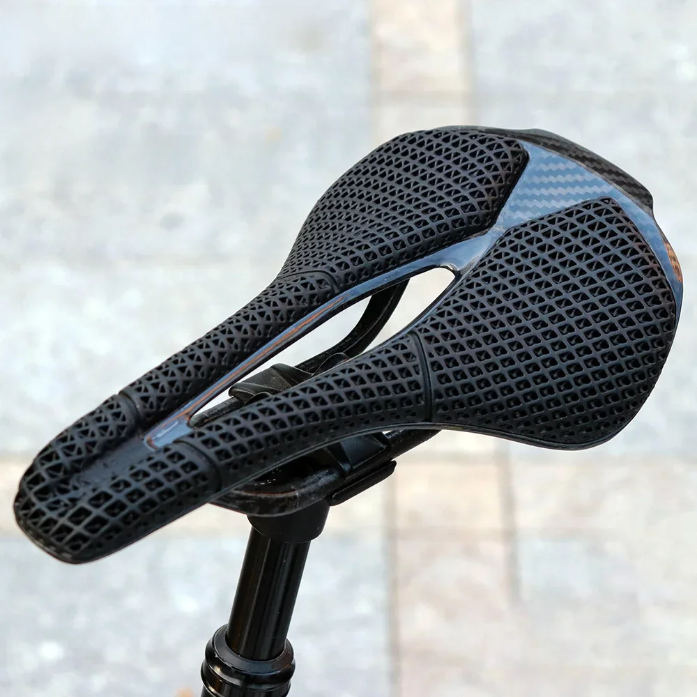 AliExpress kocevlo KOCEVLO M5 3D Printed Bike Saddle Carbon Fiber Hollow Comfortable Breathable MTB Mountain Road Bicycle Cycling Saddles