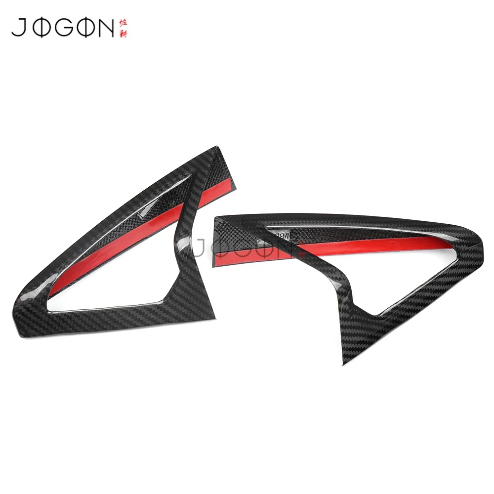 For BMW M2 G87 M240i M Sport 2023-2026 Real Carbon Fiber Inner A Pillar Speaker Covers Stick-on Interior Accessories